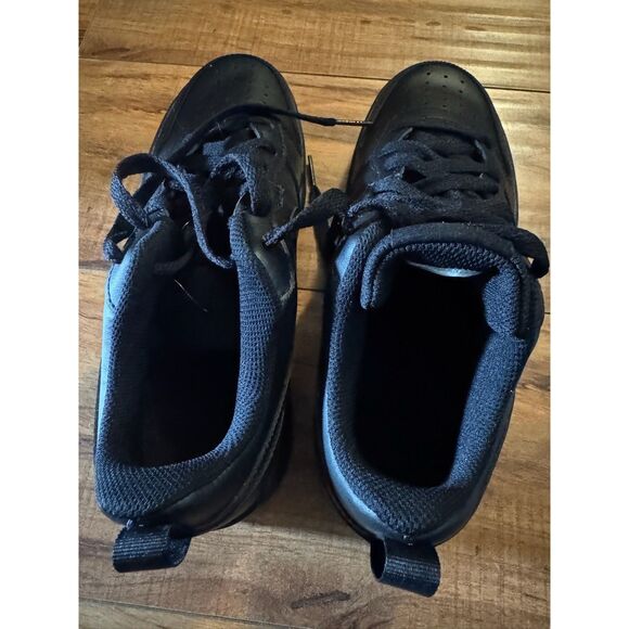 Nike Court Borough Low Triple Black Grade School Kids Boys Size 6Y Black - Picture 2 of 6